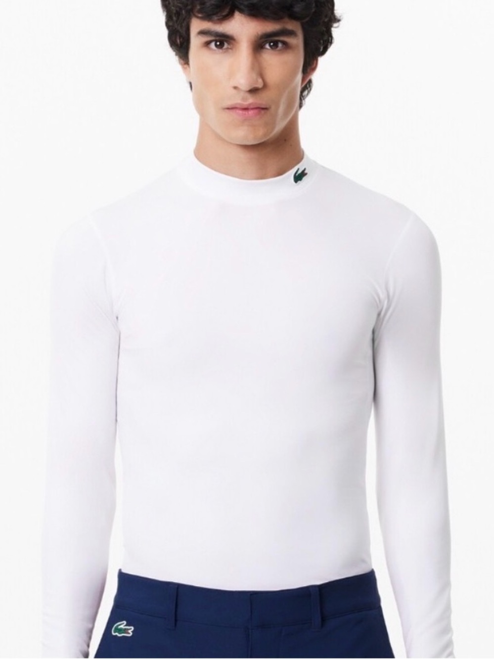 Lacoste White & Black Sport Crew Neck Tee Pair